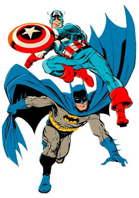 Captain America and Batman by John Byrne