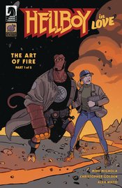 HELLBOY IN LOVE ART OF FIRE 