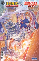 SONIC THE HEDGEHOG X GODZILLA #1